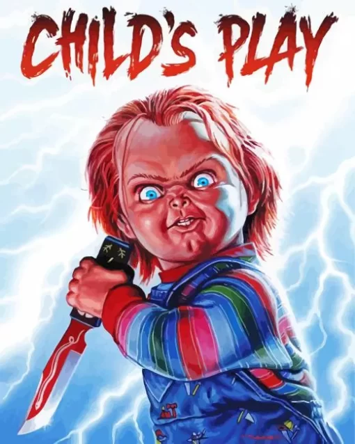 Chucky Movie Poster Diamond Paintings