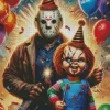 Chucky With Jason Voorhees Diamond Dotz