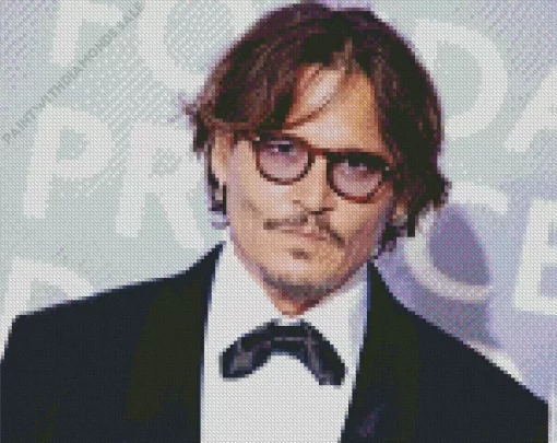 Classy Johnny Depp Diamond Painting