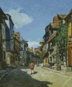 La Rue de la Bavolle a Honfleur Diamond Paintings