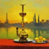 Claude Monet Hookah Diamond Paintings