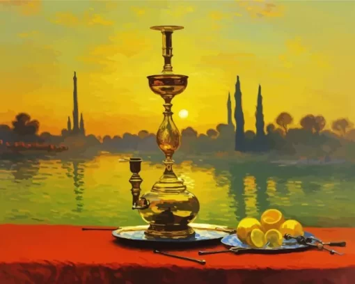 Claude Monet Hookah Diamond Paintings