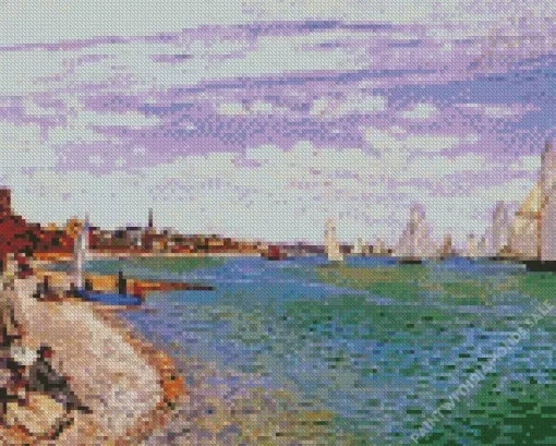 The Regattas at Sainte Adresse Diamond Paintings