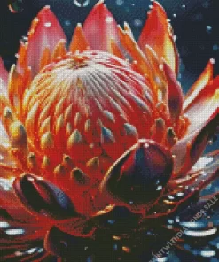 Close Up Protea Diamond Painting