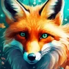 Close Up Fox Diamond Painting