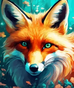 Close Up Fox Diamond Painting