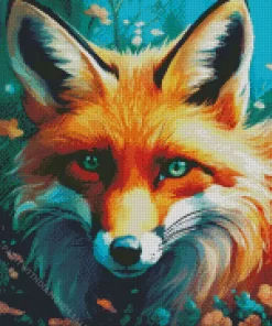 Close Up Fox Diamond Painting