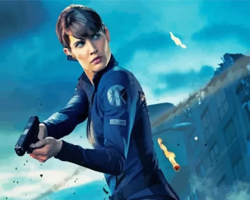 Cobie Smulders The Avengers Diamond Painting