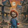 Creepy Chucky Doll Diamond Dotz