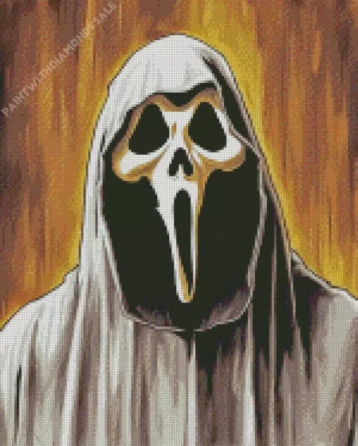 Creepy Ghostface Diamond Dotz