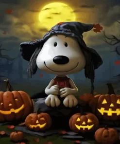 Cute Snoopy Halloween Diamond Paintings