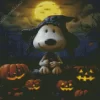 Cute Snoopy Halloween Diamond Paintings