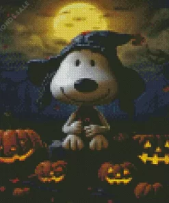 Cute Snoopy Halloween Diamond Paintings