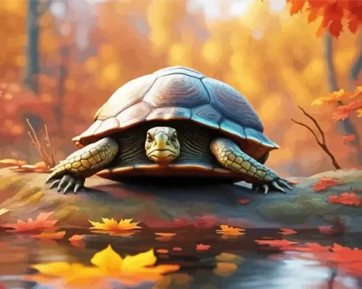 Cute Turtle Diamond Painting