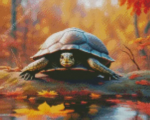 Cute Turtle Diamond Painting