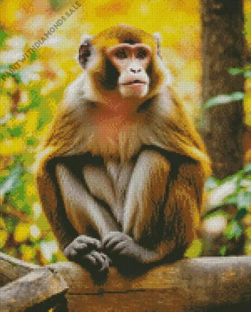 Cute Monkey Diamond Painting