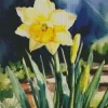 Daffodil Flower Art Diamond Painting