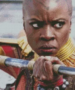 Danai Gurira In Black Panther Diamond Painting