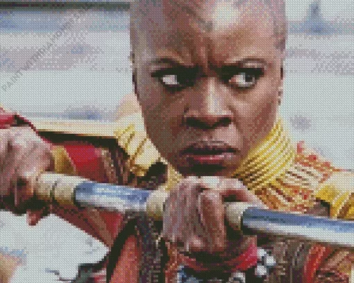 Danai Gurira In Black Panther Diamond Painting