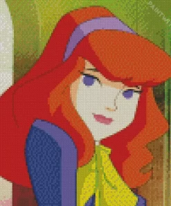 Daphne Blake Scooby Doo Character Diamond Painting