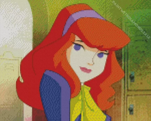 Daphne Blake Scooby Doo Character Diamond Painting