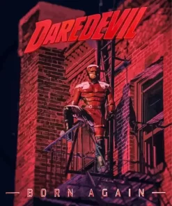 Daredevil Born Again marvel Diamond With Numbers