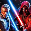 Darth Maul And Obi Wan Star Wars diamond dotz