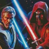 Darth Maul And Obi Wan Star Wars diamond paints