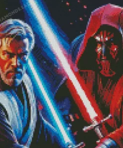 Darth Maul And Obi Wan Star Wars diamond paints