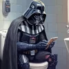 Darth Vader In Toilet diamond dotz