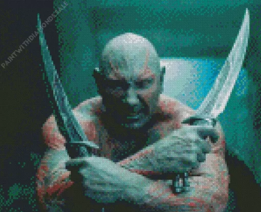 Dave Bautista In Guardians Of The Galaxy Diamond Painting