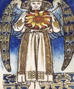 Day Angel Holding A Sun Diamond Paintings