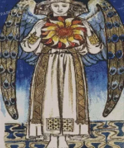 Day Angel Holding A Sun Diamond Paintings