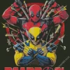 Deadpool 3 Marvel Poster Diamond Paintings