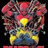 Deadpool 3 Marvel Poster Diamond With Numbers