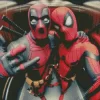 Deadpool And Spider Man Selfie Diamond Paintings