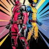 Deadpool and wolverine Diamond With Numbers