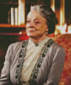 Downton Abbey A New Era Maggie Smith Diamond Painting