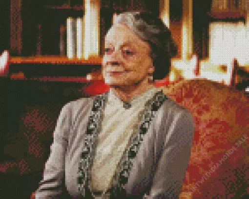 Downton Abbey A New Era Maggie Smith Diamond Painting