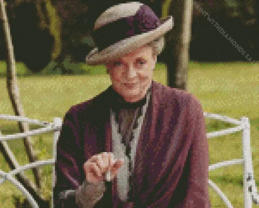 Downton Abbey Maggie Smith Diamond Painting