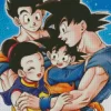 Dragon Ball Goku Family Diamond Dotz