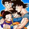 Dragon Ball Goku Family Diamond Paintings