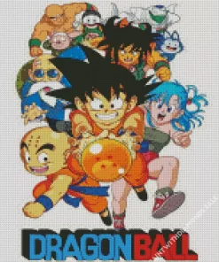 Dragon Ball Poster Diamond Dotz