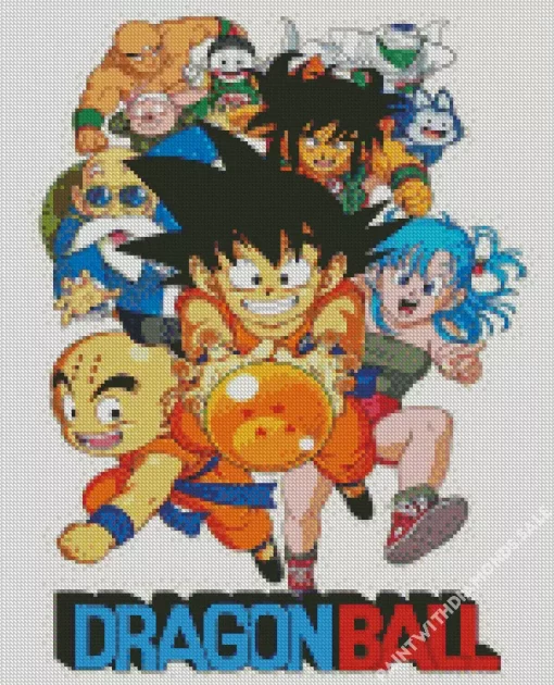 Dragon Ball Poster Diamond Dotz