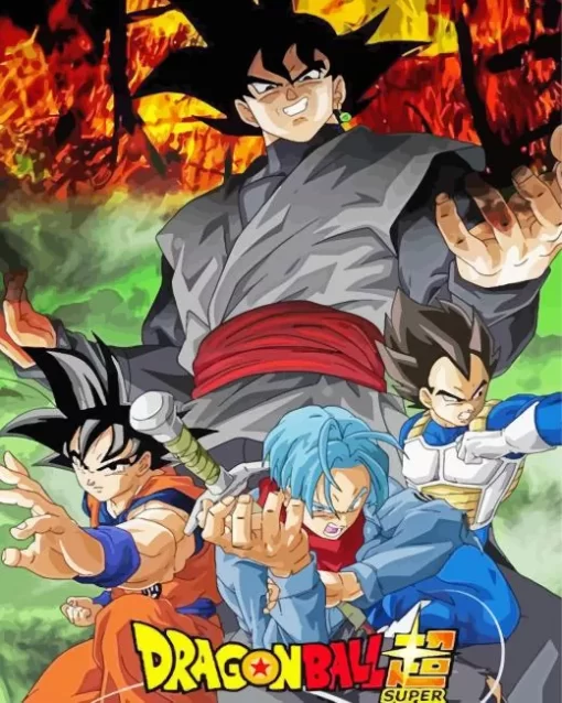 Dragon Ball Super Poster Diamond Paintings