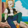 Dragon Ball Z Android 18 Diamond Dotz