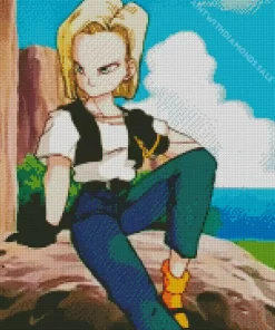 Dragon Ball Z Android 18 Diamond Dotz