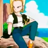 Dragon Ball Z Android 18 Diamond Paintings