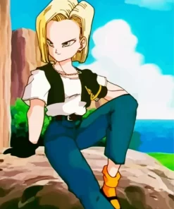 Dragon Ball Z Android 18 Diamond Paintings