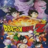 Dragon Ball Z Characters Poster Diamond Paintings